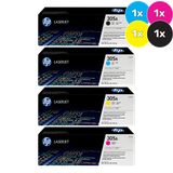 HP 305X/ 305A Toner Cartridges Value Pack  - Includes: [1 x Black, Cyan, Magenta, Yellow]