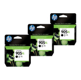 HP 905XL Ink Cartridge Value Pack  - Includes: [3 x Black]