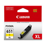 Canon CLI651XL Yellow Ink Cartridge (Original)