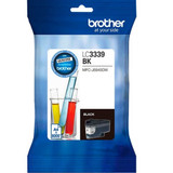 Brother LC3339XL Black Ink cartridge packaging with product details and color indicator tubes visible clearly.