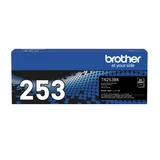 Brother TN253 Black Toner Cart, blue and black packaging with white Brother logo and TN253BK text.