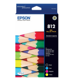 Epson 812 1 x Black, Cyan, Magenta, Yellow Ink Cartridge (Original)