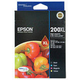 Epson 200XL 1 x Black, Cyan, Magenta, Yellow Ink Cartridge (Original)