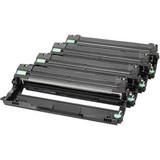 Compatible black toner cartridges, printer components with green accents, for Compatible Printer Cartridges and Toner Cartridges.