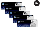 HP 85A Toner Cartridges Value Pack  - Includes: [5 x Black]