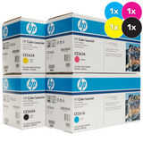 HP 647A Toner Cartridges Value Pack - Includes: [1 x Black, Cyan, Magenta, Yellow]