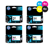 HP 965 Ink Cartridge Value Pack  - Includes: [4 x Black, Cyan, Magenta, Yellow]