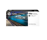 Genuine HP 976Y Black Pagewide Ink Cartridge, HP brand packaging with product details on white background.