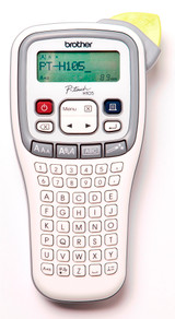 WHITE,GRAY ACCENT HANDHELD LABELLER, 3.5-12MM TZE TAPE MODEL