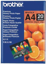 Brother BP61GLA Glossy Paper - 20 Sheets