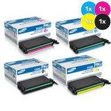 Samsung CLT508 Toner Cartridges Value Pack - Includes: [1 x Black, Cyan, Magenta, Yellow]