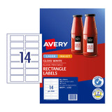 Avery Label Rect L7123 14Up Pk10