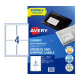 Avery Laser Label L7071 4Up Pk10