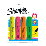 Sharpie FluXL Hiliter Pack of 4 Box of 12