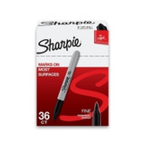 Sharpie Permanent Marker Fine Black Box of 36