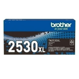 Brother TN2530XL Toner Cart, blue and black packaging with white text and Brother logo visible.