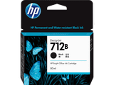 Genuine HP 712 Black DesignJet Ink Cartridge 80ml