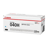 Canon 040H printer cartridge box, white with red stripe, genuine Canon product packaging for LBP710C Series.