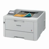 Brother HL-L8240CDW Laser Printer, a white Brother printer with colorful paper tray and control panel.