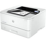 HP Laserjet Pro 4001dn white desktop laser printer with black accents and control panel visible.