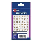 Avery Gold on Transparent A-Z Box of 10 | Premium Quality Labels for Organizing | Shop Now