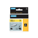 Dymo Rhino H/S Label 6mm Yellow - High-Quality, Durable Labels for Organizing Your Workspace