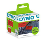 Dymo Label Writer Labels 54X101mm Red - High-Quality, Durable Labels for Organizing and Labeling