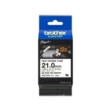 Brother HSe251E Labelling Tape - Durable, Easy-to-Use, Black on White Tape