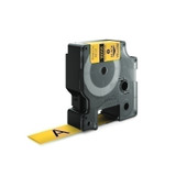Dymo Rhino H/S Label 19mm Yellow - High Quality Industrial Label for All Surfaces
