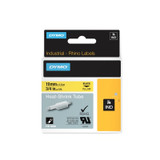 Dymo Rhino H/S Label 19mm Yellow - High Quality Industrial Label for All Surfaces