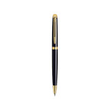 Waterman Hemisphere Black Gold Trim Ball Point Pen - Premium Writing Instrument