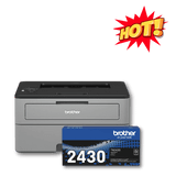 Brother HL-L2350DW Mono Laser Printer and TN-2430 Toner bundle