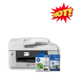 Brother Multifunction Centre MFC-J6540DW Inkjet Printer with LC-432 Ink Cartridges Bundle