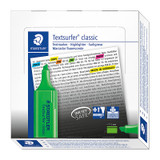 Staedtler Textsurfer Green Highlighter - Smudge-Free