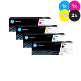 HP 218A Toner Cartridge Bundle Pack [2x Black, 1x Cyan, Magenta, Yellow] (W2180A)