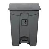 Cleanlink Rubbish Bin With Pedal Lid 68L Grey