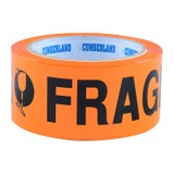 Cumberland Fragile Tape 46 Micron 48mm x 66m Orange (Pack of 6)