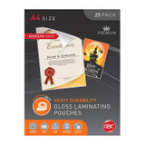GBC Laminating Pouch A4 125 Micron Adhesive (Pack of 25)