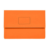 Marbig Slimpick Foolscap Document Wallet Orange
