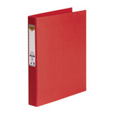 Marbig Ring Binder A4 25mm 4 D-Ring PE Red (Box of 6)