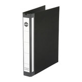 Marbig Ring Binder Deluxe A4 25mm 2 D-Ring PE Black