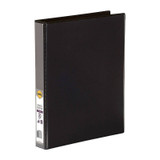 Marbig Clearview Insert Binder A4 25mm 3 D-Ring Black