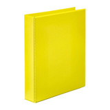 Marbig Clearview Insert Binder A4 38mm 2 D-Ring Yellow