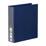 Marbig Clearview Insert Binder A4 50mm 3 D-Ring Blue