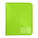 Marbig Zipper Binder with Tech Case 25mm 2 D-Ring Lime