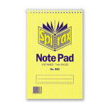 Spirax 563 Notebook Reporter 200 x 127mm 100 Page Top Opening (Pack of 20)