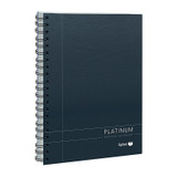 Spirax 401 Platinum Notebook A5 200 Page Black (Pack of 5)