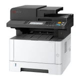 Kyocera MA4000WIFX Mono MFP printer, black and white, multifunction device with LCD display and paper tray.
