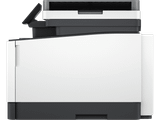 HP LaserJet Pro 3301fdw Colour MFP printer, white and black, front and top view shown.