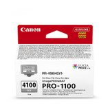 Canon PFI4100 Grey Ink Cart, genuine product for imagePROGRAF PRO-1100 printer, grey color, 4100 series.